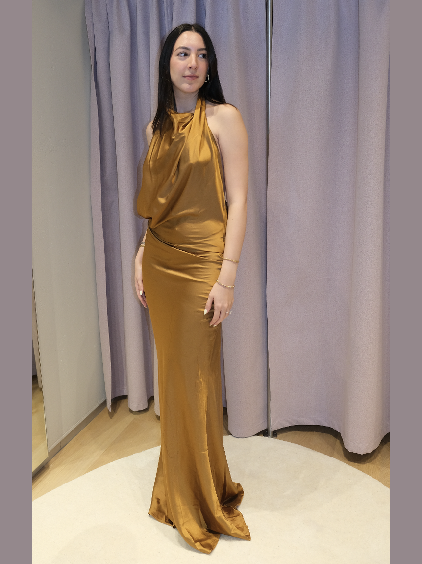 Vera Mustard Dress