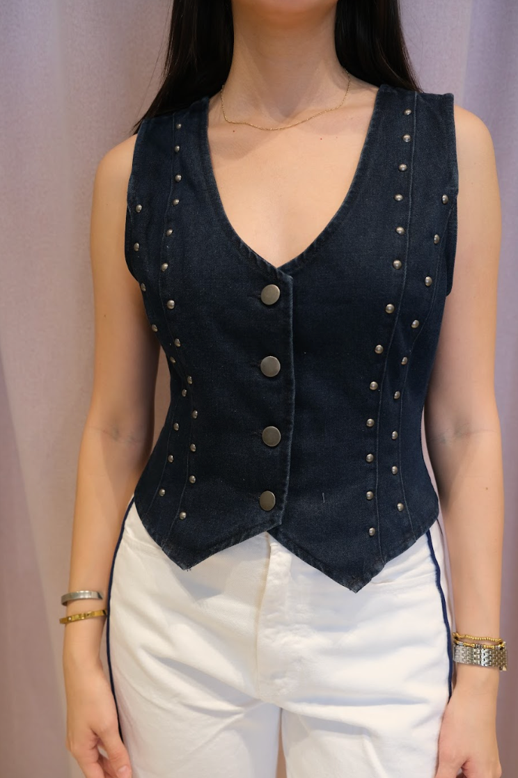 Vela Denim Top