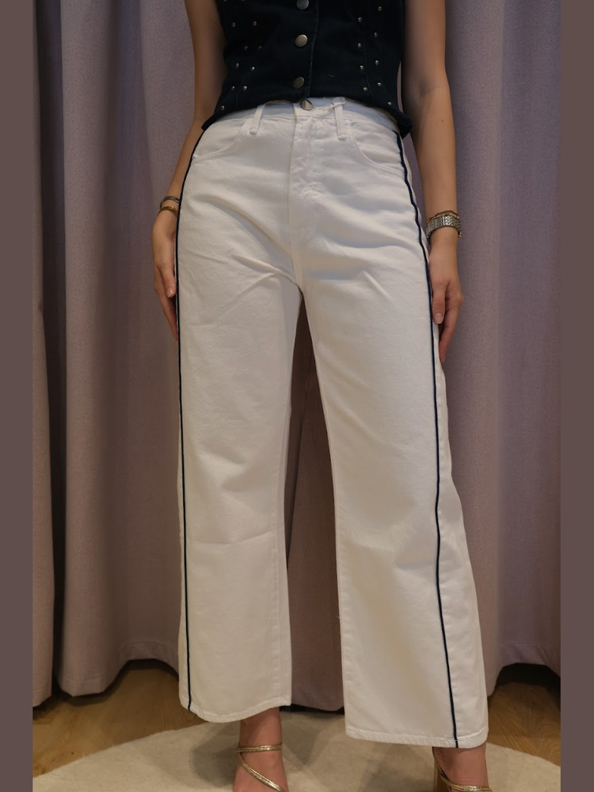Navy Barrel Jeans