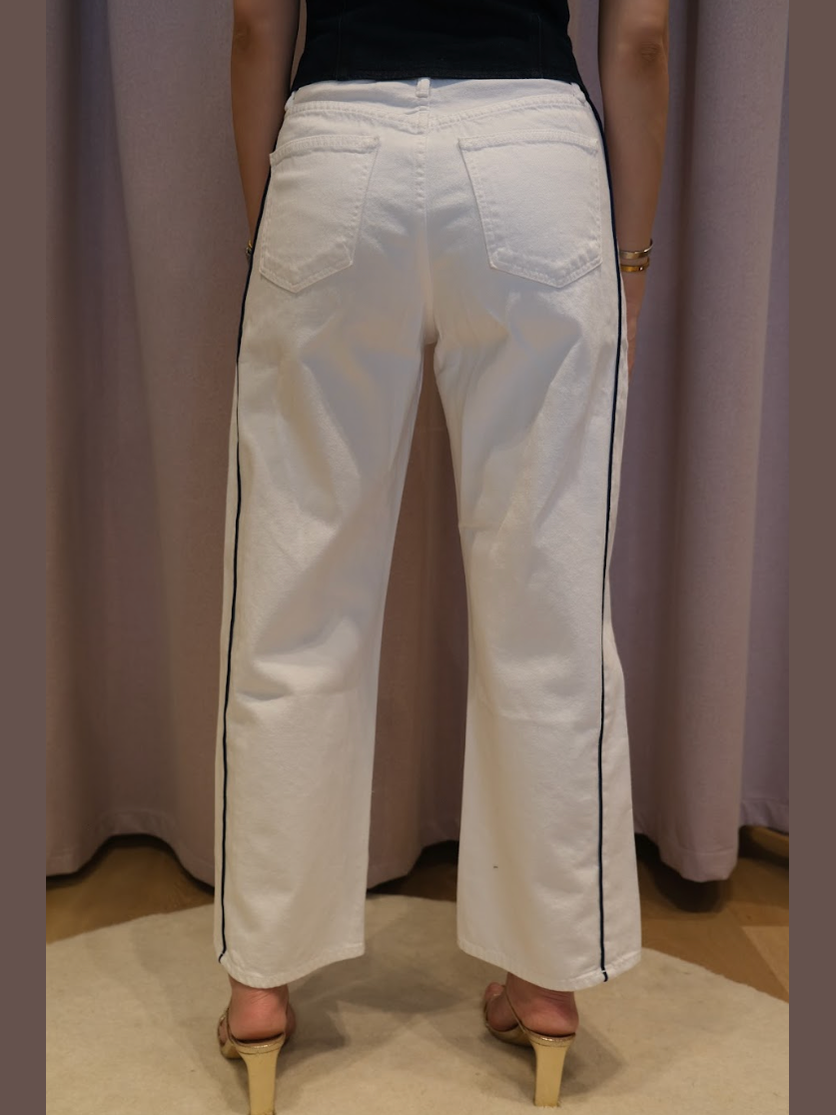 Navy Barrel Jeans