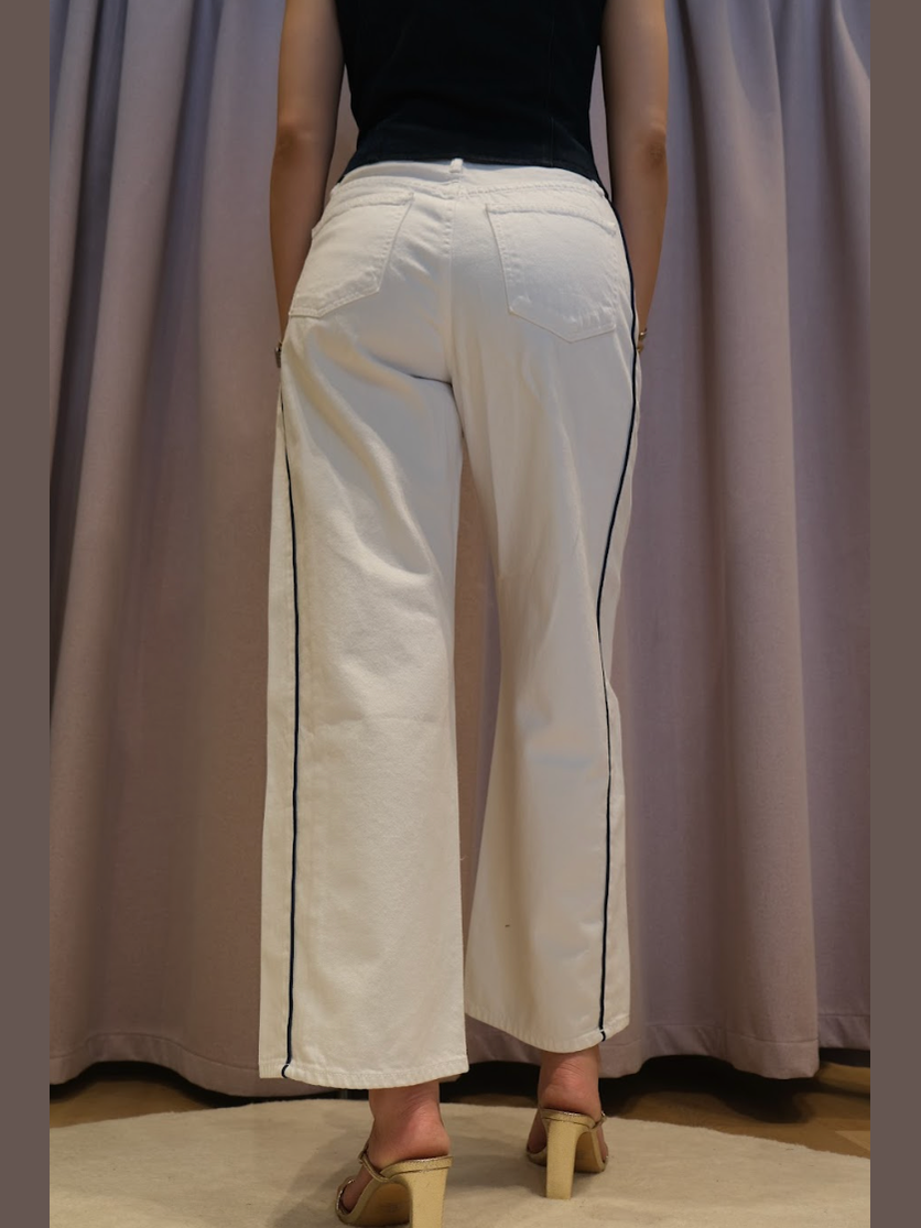 Navy Barrel Jeans