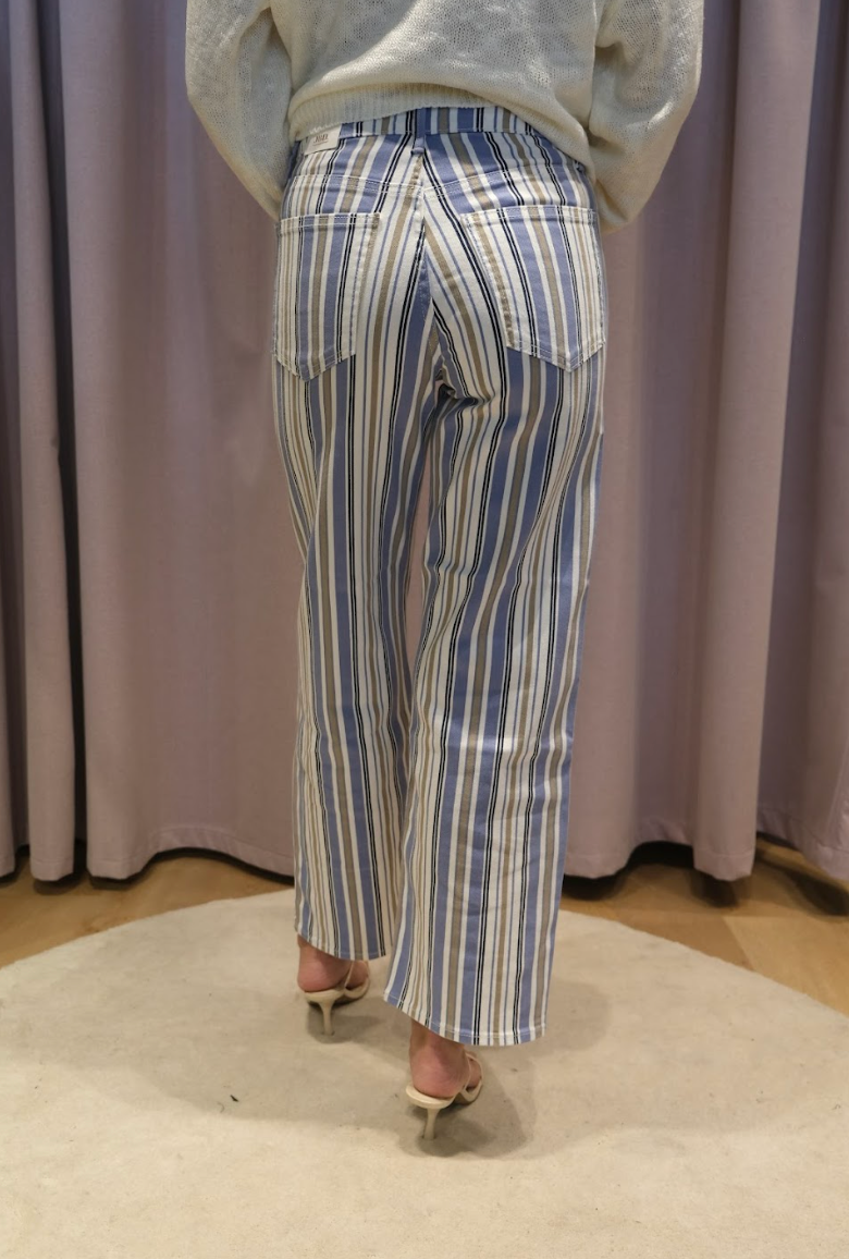 Blue Stripe Jeans