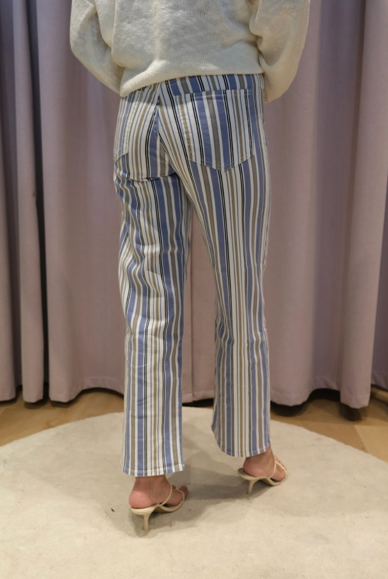 Blue Stripe Jeans