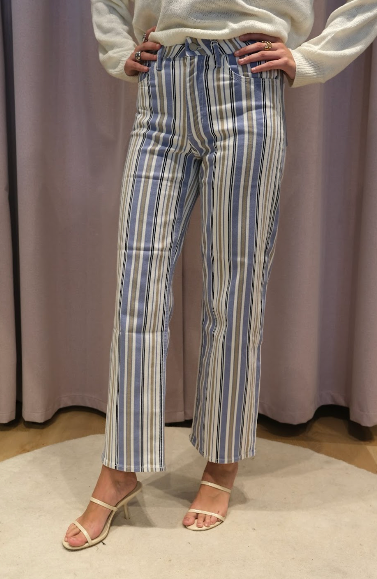 Blue Stripe Jeans